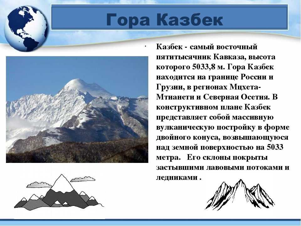 Кавказские горы: возраст, самые высокие вершины, достопримечательности
