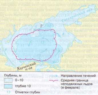 Азовское море — справочные данные