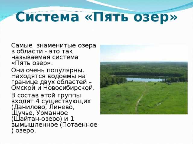 Подробное описание озера Линево в Омской области в Муромцевском районе: базы отдыха, цены, способы добраться и расстояние от Омска Это одно из знаменитых 5 озер