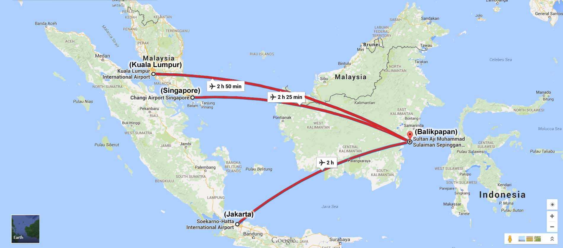 Лететь до малайзия. Джакарта Бали. Куала-Лумпур на карте до Бали. Баликпапан на карте Индонезии.