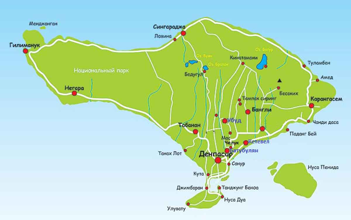 Карта остров бали где находится. Карта Бали с достопримечательностями. Бали Убуд на карте. Улувату Бали на карте. Курорты острова Бали на карте.