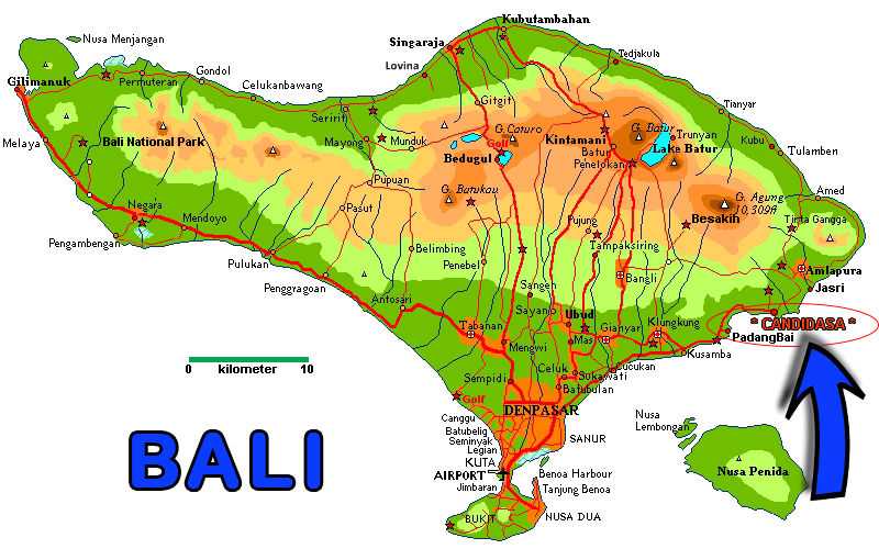 Карта бали с районами. Остров Бали на карте. Пандава Бали. Районы Бали на карте. Чандидаса Бали на карте.