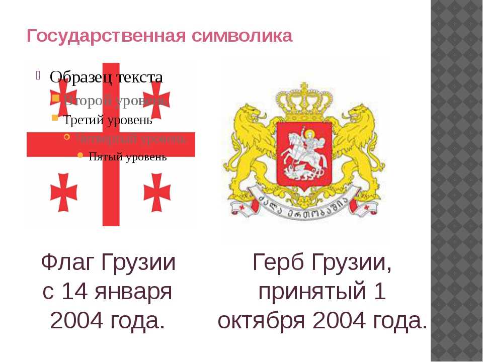 Герб грузии: описание, значение. государственная символика грузии