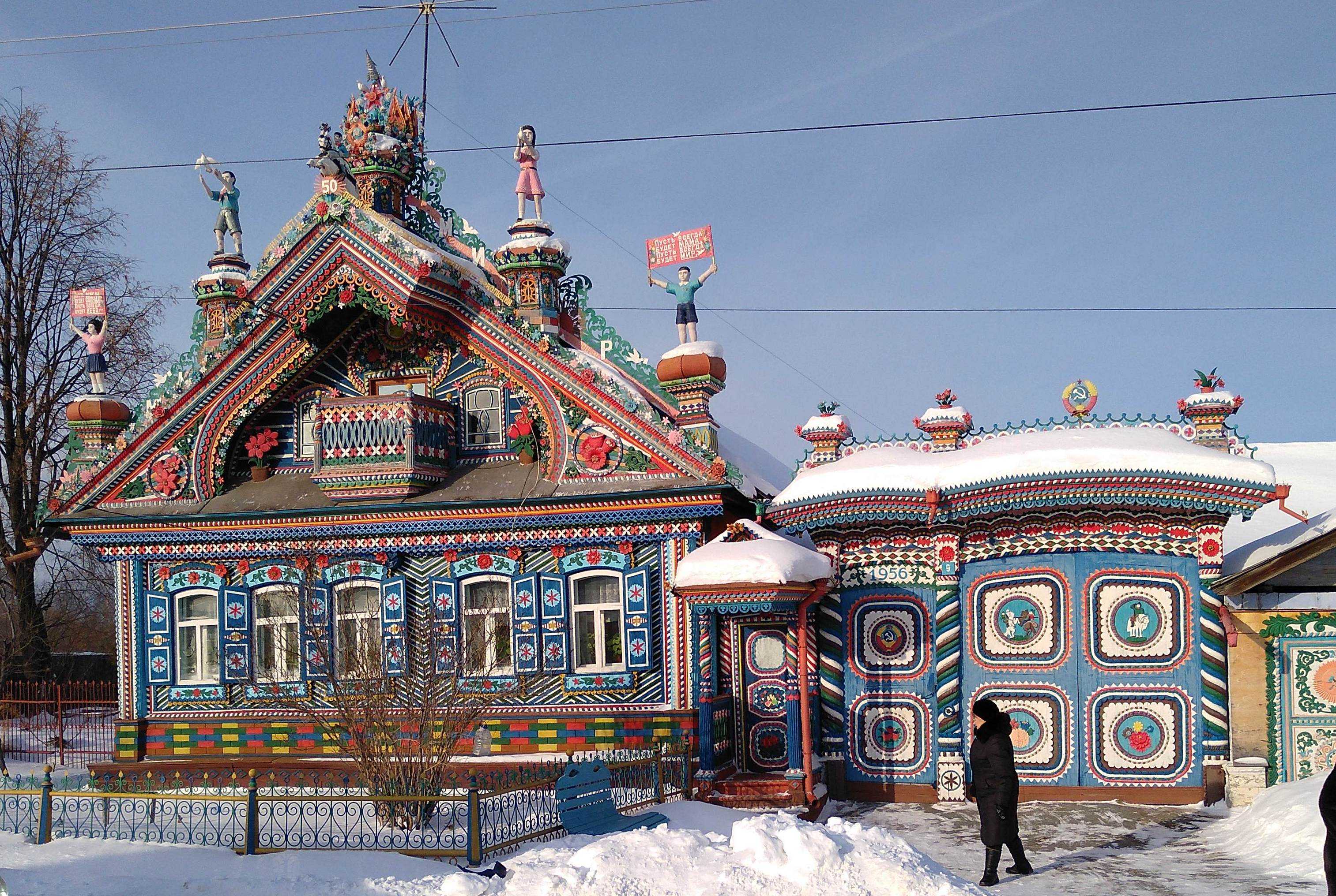 Необыкновенный дом кузнеца кириллова (14 фото). необычный дом кузнеца